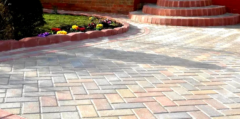Newly installed block paving driveway with clean and stylish design.