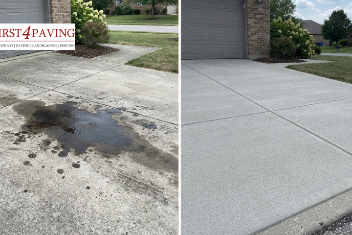 How to Remove an Oil Stain from a Driveway