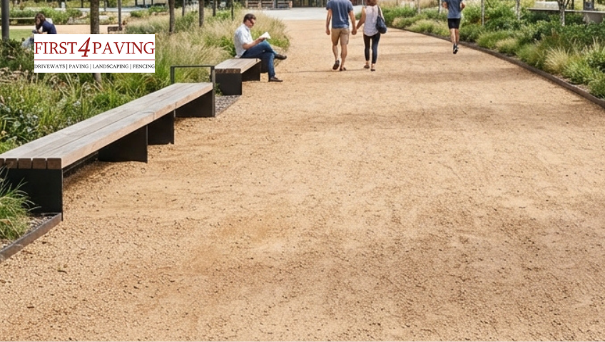 Self-Binding Gravel