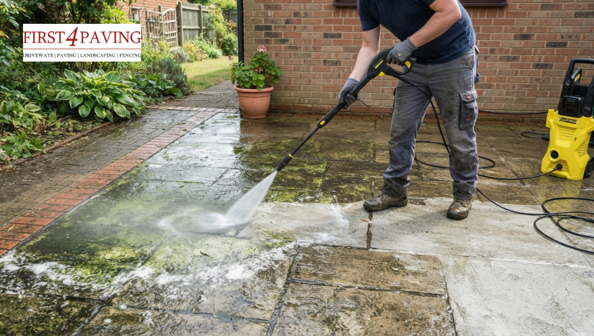 How to Stop Green Algae on Patio Slabs