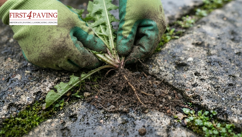 Remove Weeds From Block Paving